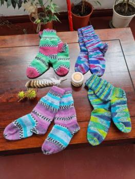 Stricksocken in deinen Seelenfarben